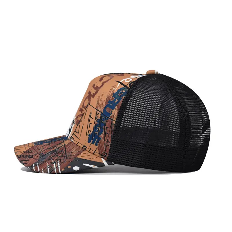 Chapeaux de mailles Hip Hop Visor Sun Snapback