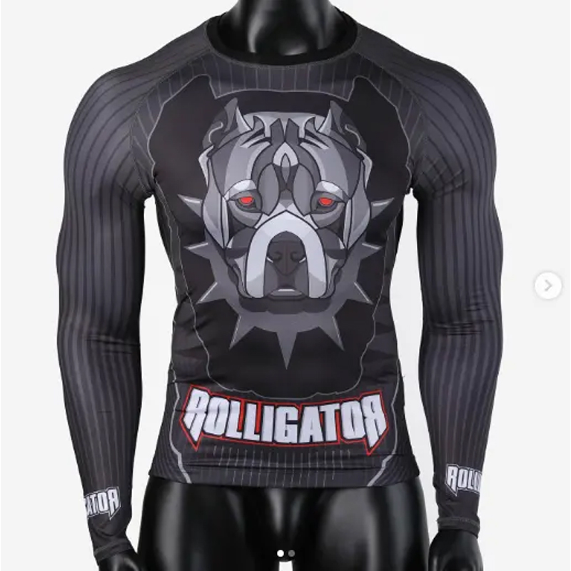 Soupère en gros meilleur fournisseur de gardes de cruplicité pour hommes de qualité supérieure personnalisés BJJ Nogis, Jiu Jitsu Gi Rash Guard.