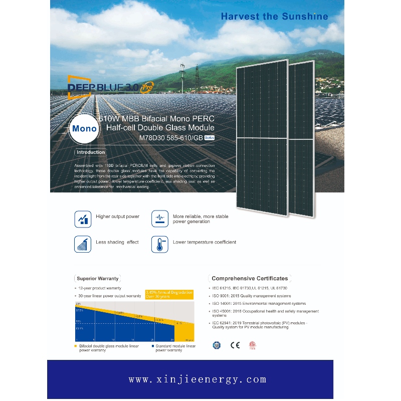 Système de modules de panneaux d'énergie solaire de vente photovoltaïque du fabricant