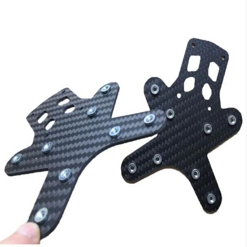 Pièces de rechange UAV Custom UAV Fibre de carbone Traitement personnalisé Pièces d'usinage CNC pour le drone UAV OEM