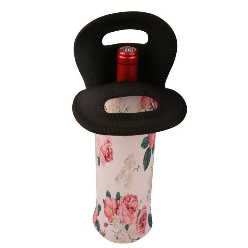 2023 Sublimation Néoprène Champagne Color Single Single Red Wine Tote Sac Hot Water Bottle Holders