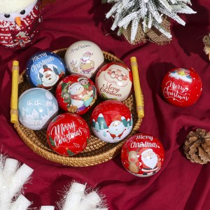 Boîte de bonbons de Noël à balle de Noël en filet