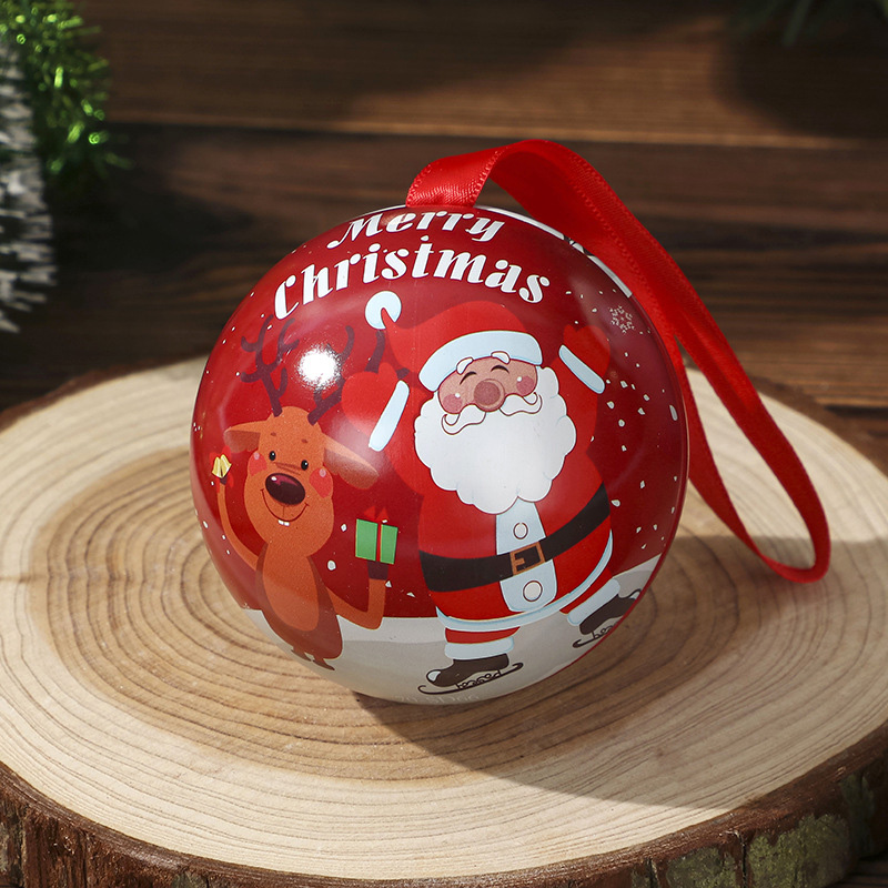 Boîte de bonbons de Noël à balle de Noël en filet