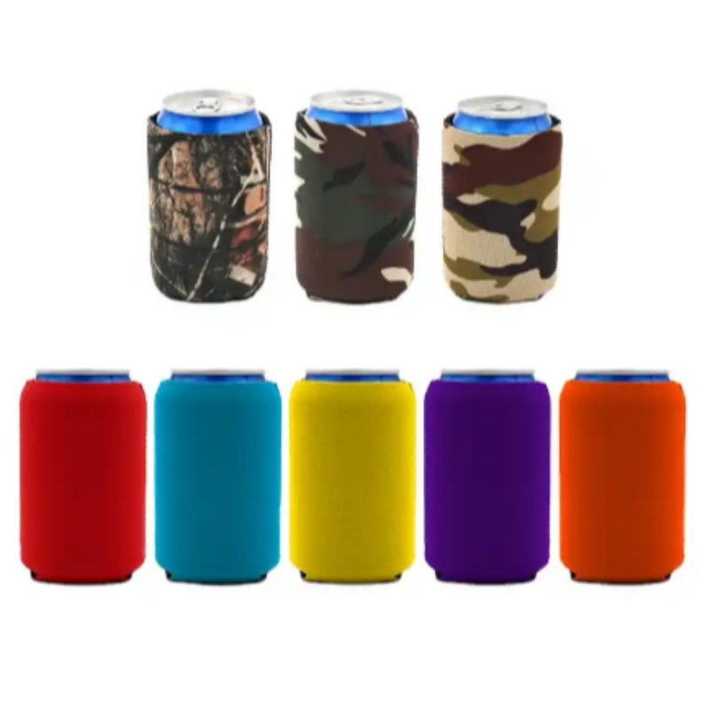 Promotion sublimation OEM Personnaliser le logo Couleur Aucune manche imprimée de marque Masquer une bière COLA CAN CANDER