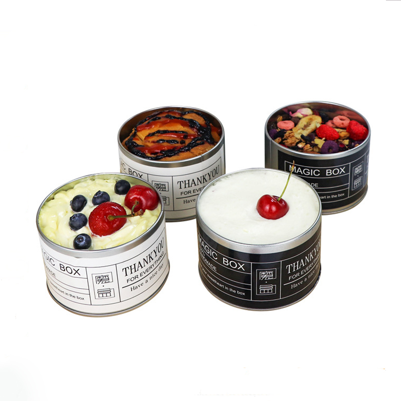 Boîte à gâteau de mousse ronde Factory en gros peut être une boîte d'emballage alimentaire personnalisée