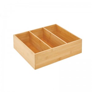 Armoire de cuisine de boîte de rangement en bambou