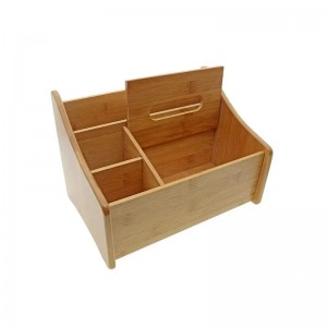 Organisateur de bureau en bambou