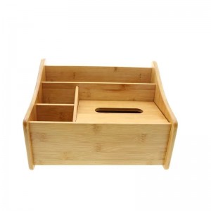 Organisateur de bureau en bambou