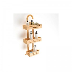 Rack de douche suspendue total en bambou