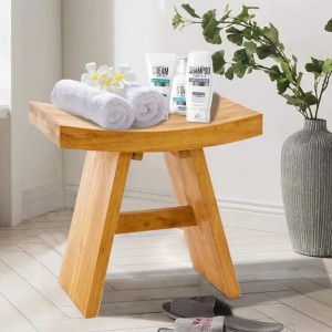 Baignoire de jardin Hydrothérapie hydrothérapie tabouret étanche à chaussures de chaussures de chaussure de bambou organisateur de stockage moderne