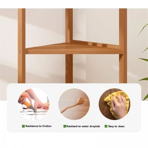 Support multifonctionnel Bamboo Cabille de maïs Hall de maïs Vêtements verticaux Hangle de bambou