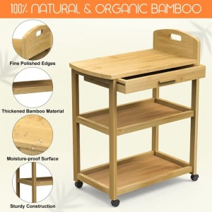 Étagère ouverte pour le magasin de préparation des aliments chariots