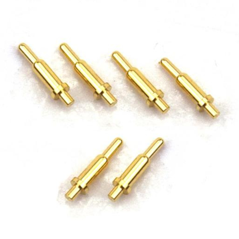 Pin de contact chargé à ressort en laiton personnalisé Pogo Pogo pour le produit de consommation