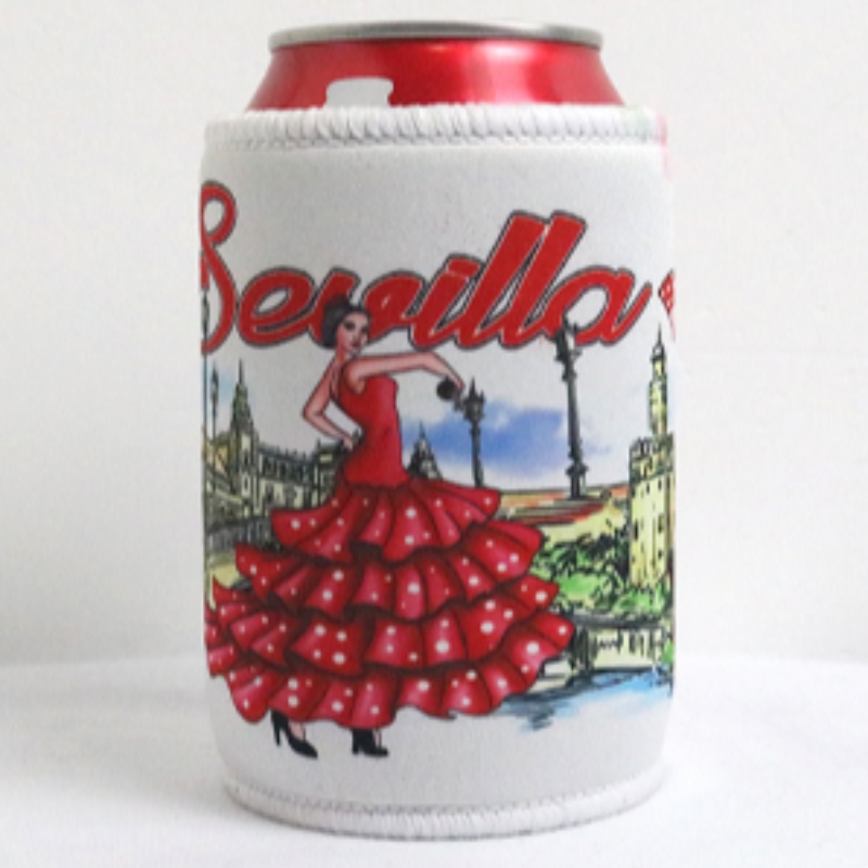 Support de support de bière de bière imprimé avec unnéoprène de haute qualité peut isoler refroidisseur tronqué