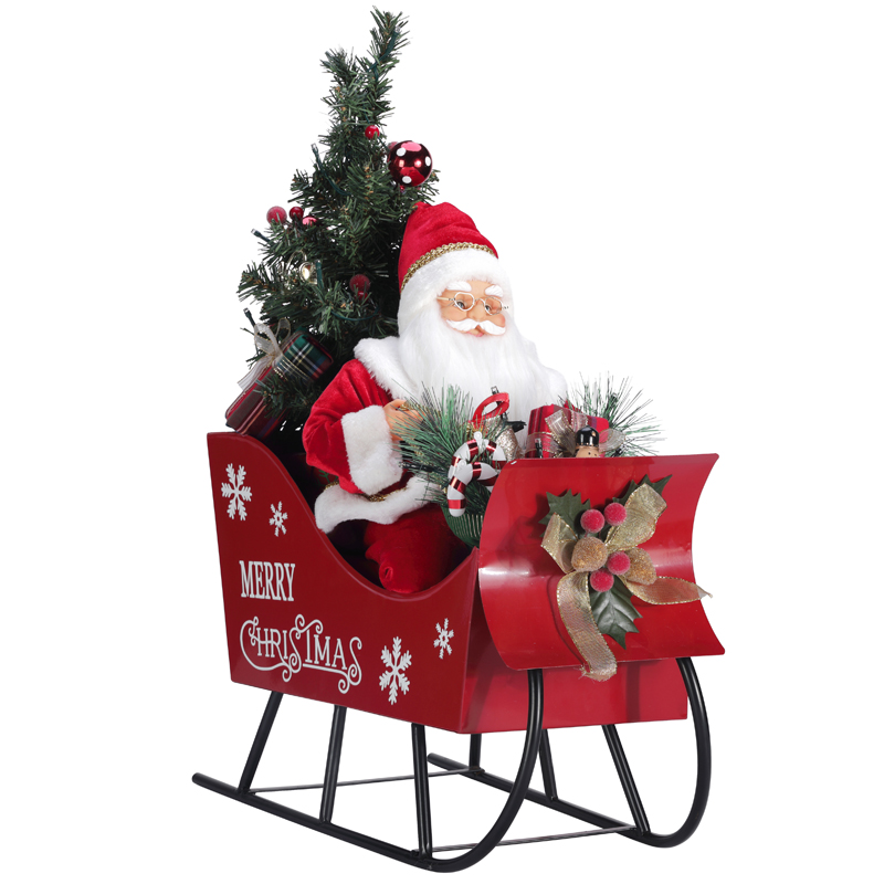 TM-95113 50 * 27 * 60 Santa Claus avec Sleidge