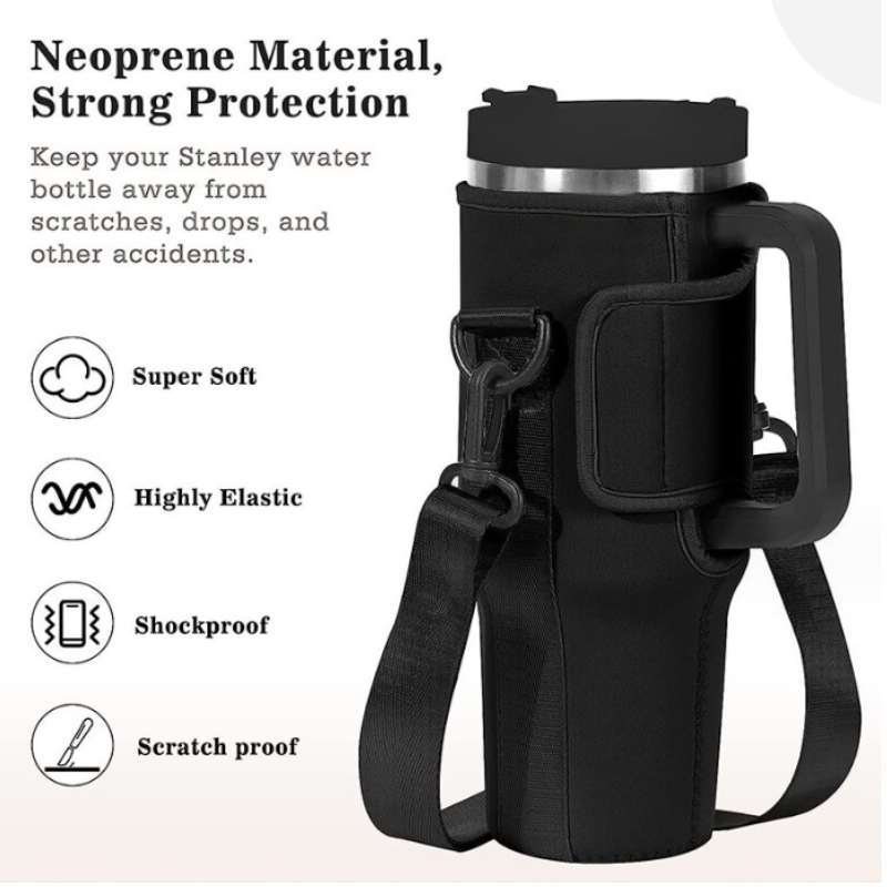 Bouteille de bouteille d'eaunéoprène Sacs de support de support 40 oz tasse de tasse de gobelet