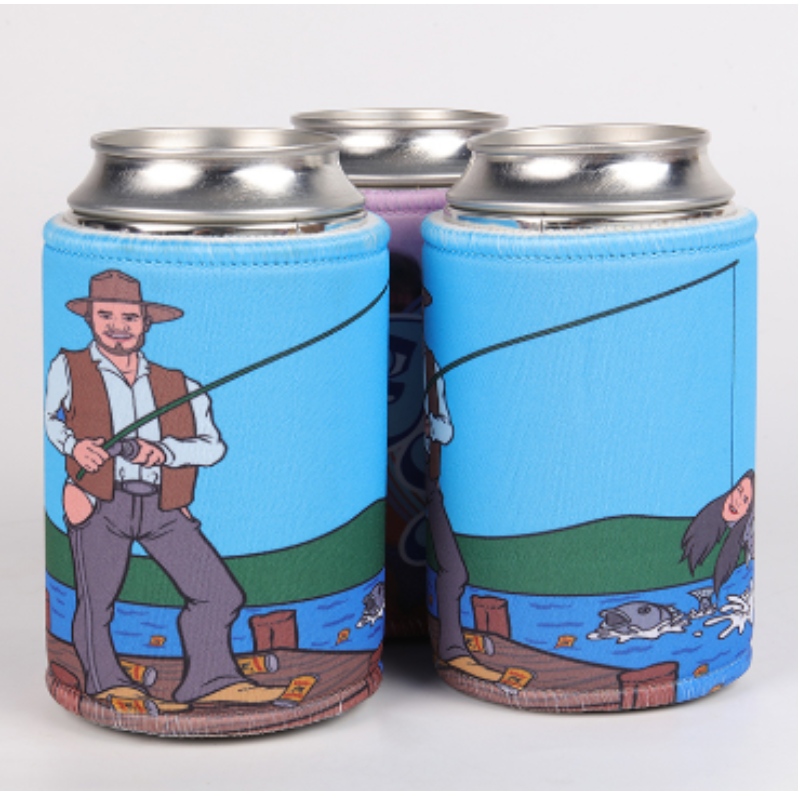 Bouteilles de bière de sublimation isolées ennéoprène Couvrages de manches de bière