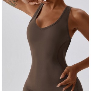 L\'entraînement de survêtement de haute qualité ensemble Yoga Fitness Wear Juchs Contanes Fomen Femmes One Pieces Sans Samless Yoga Set BodySit