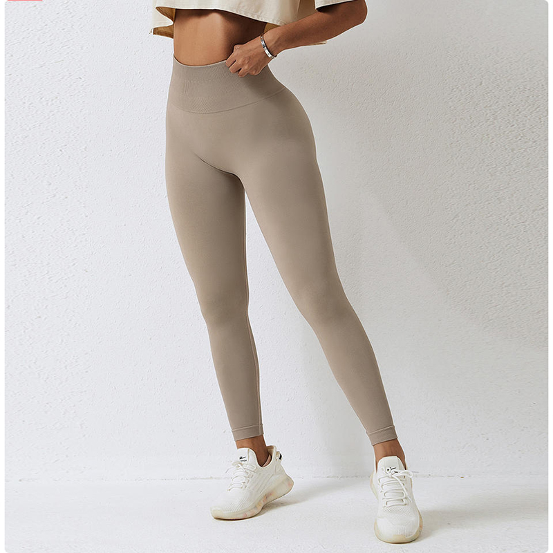 SC10109 Lega de yoga de gymnase sans couture Femmes avec des collons de logo personnalisés Scrunch Butt Femmes Pantalons de yoga Leggings