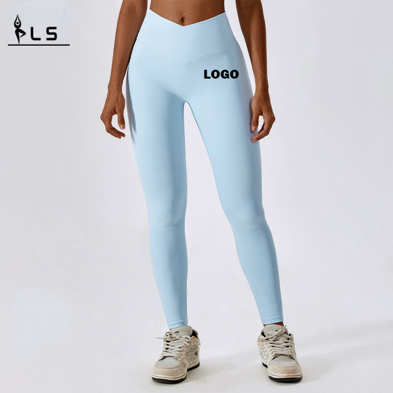 SC10103 Le legging de fesses solides sans couture Sports Sports Pantalons de yoga évasé Leggings Flare Butt Flare