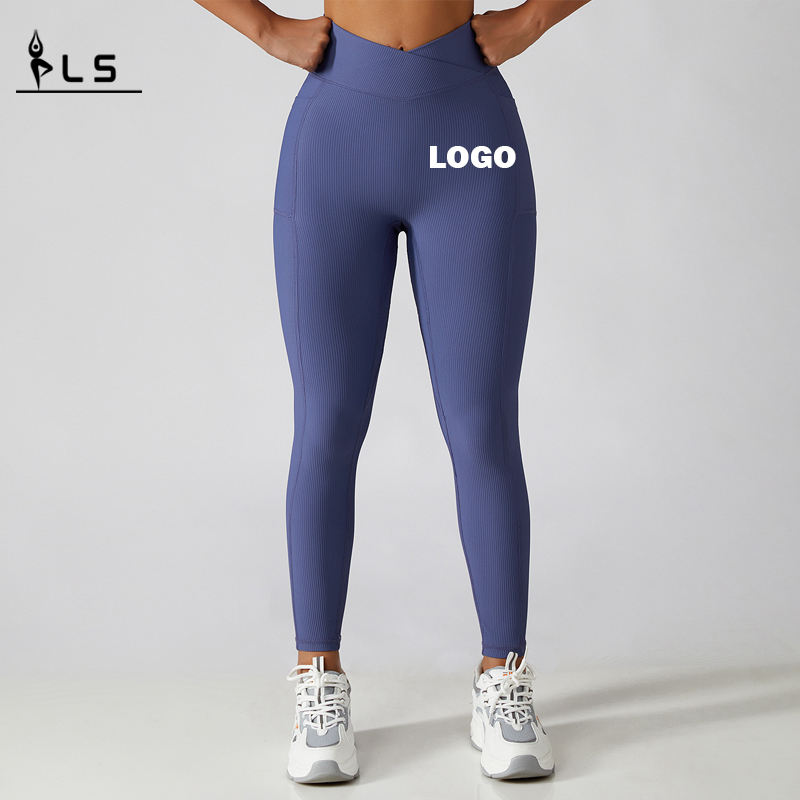 SC10124 Soule d'assistant de butin sans couture vendant un pantalon de legging à prix compétitif pour la compression femme haute leggings épais