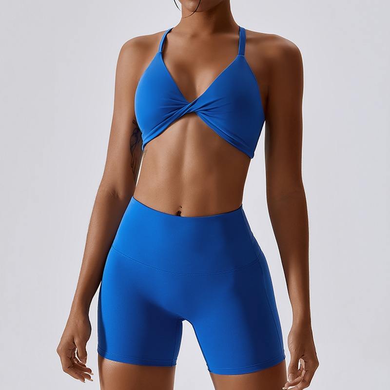 SC9282 SPORT BRA ET RORS HEURS TAISE Set Gym Vêtements Sport Top Legging Yoga Suit Yoga Wear Set Femmes