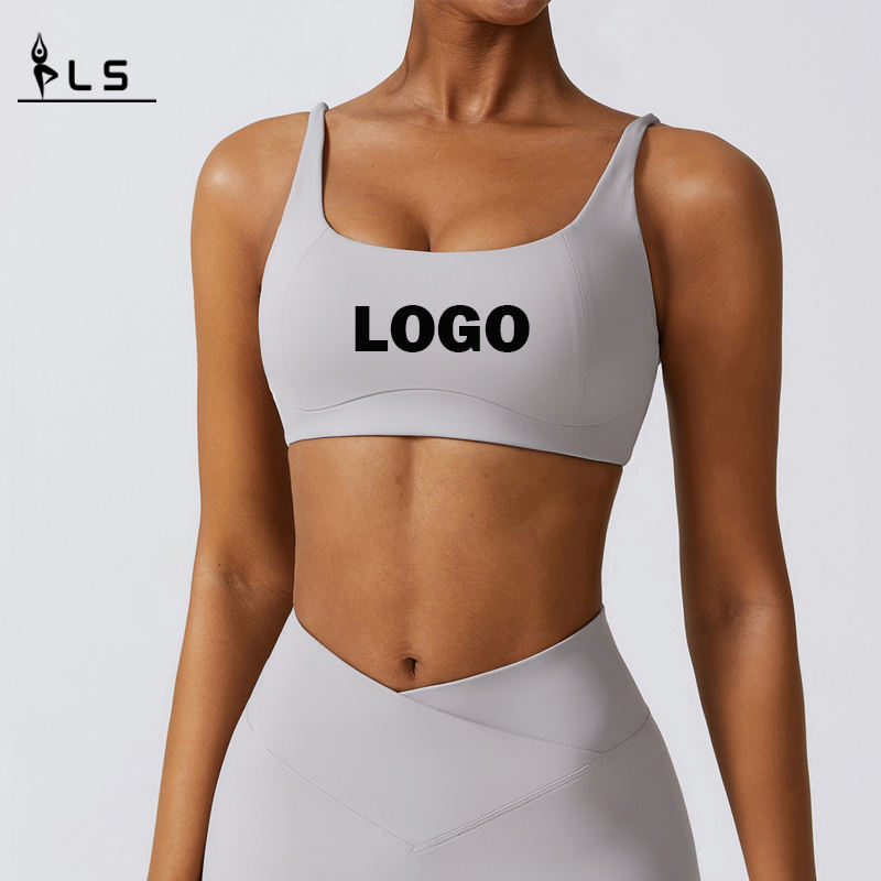 SC10135 BRA de sports de fitness Sports Custom Logo Compression Soft Quick Dry Yoga Running Gym Sexy Sports Bra