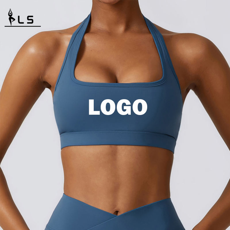 SC10161 Sexy Sports Bra Girls Fitness Yoga Wear Comfort Refort Sport Fitness Workout Gym Sports Halter Sports