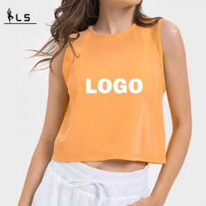 SC10245 Yoga Gym Fitness Workout Tank Vest Top Top Clothing Yoga Top Top Femmes Personnalisés