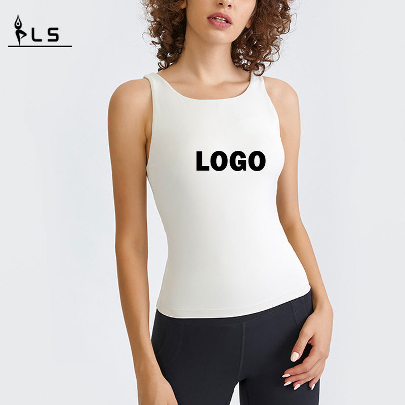 SC102511 Yoga Femmes Personnalisé Yoga Top Running Vest Athletic Gym Wear Top Top Vest Sportswear Workout Yoga Terb