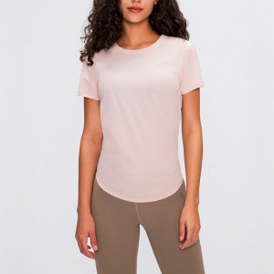 SC10269 Crop Top Gym Yoga Dryfit Sports Women \\\\ S-Shirts Fitness Top Women Sexy Sports Sweat Shirt