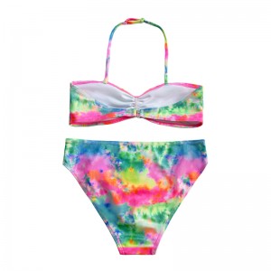 Knessin de bain pour enfants avec cou licou et couleur dégradé