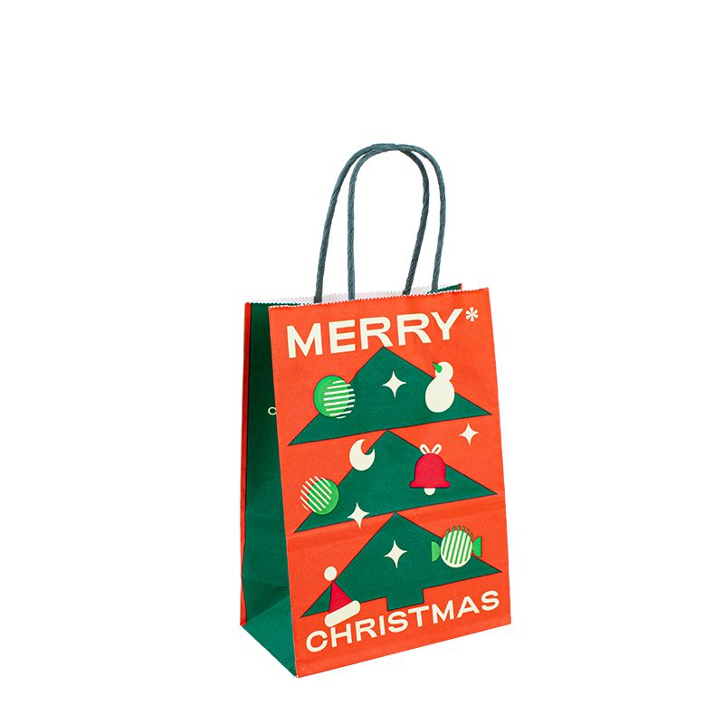 Prix ​​d'usine Custom Recyclable Kraft White Paper Sac avec poignée de corde avec logo Accepter Custom