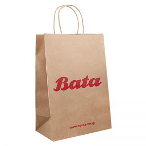 Sacs Kraft Paper Shopping Emballage Logo Sacs en papier de luxe avec votre propre logo