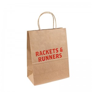 Sacs en papier à emporter sac en papier imprimer de grands sacs en papier personnalisés en gros