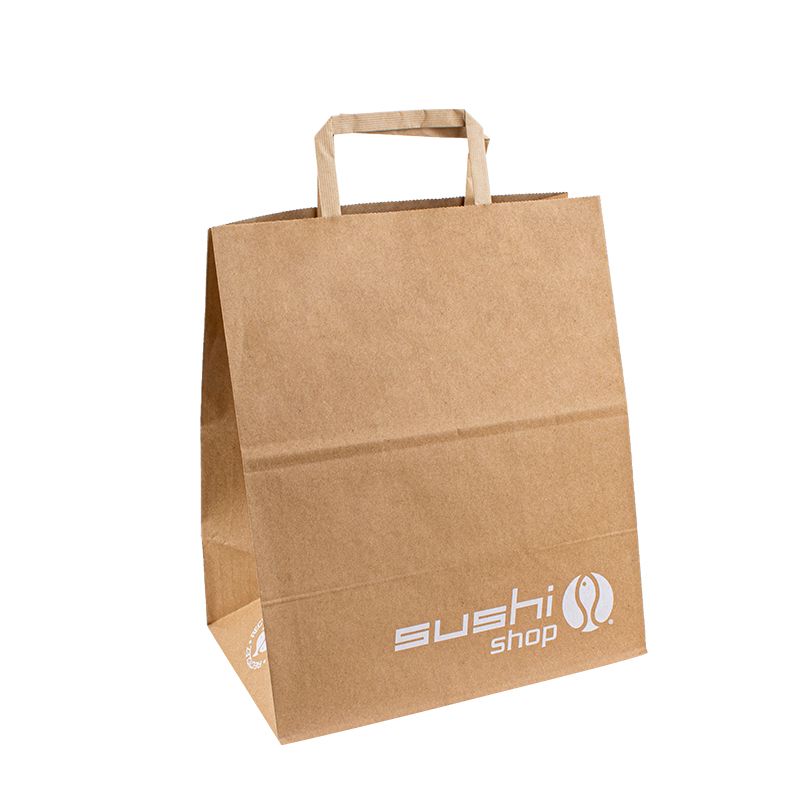 sac en papier à imprimé personnalisé sac en papier kraft recyclé sac kraft personnalisé