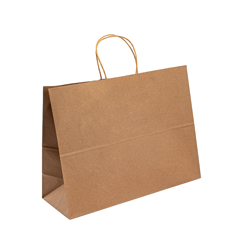 Sac en papier en papier kraft Sacs-cadeaux en papier avec des poignées petits sacs de papier de fête de magasinage personnalisés