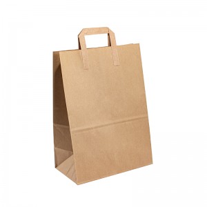 Sac en papier de luxe Kraft Retail Bolsas avec votre propre sac en papier Kraft avec poignée