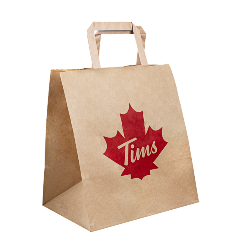 Brown Kraft Food Emballage Luxury Shopping Gift Paper Sac en papier Sac denourriture