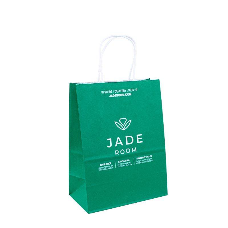 Sac Kraft Promotional Party Emballage Pink Luxury Paper Sac avec votre propre logo