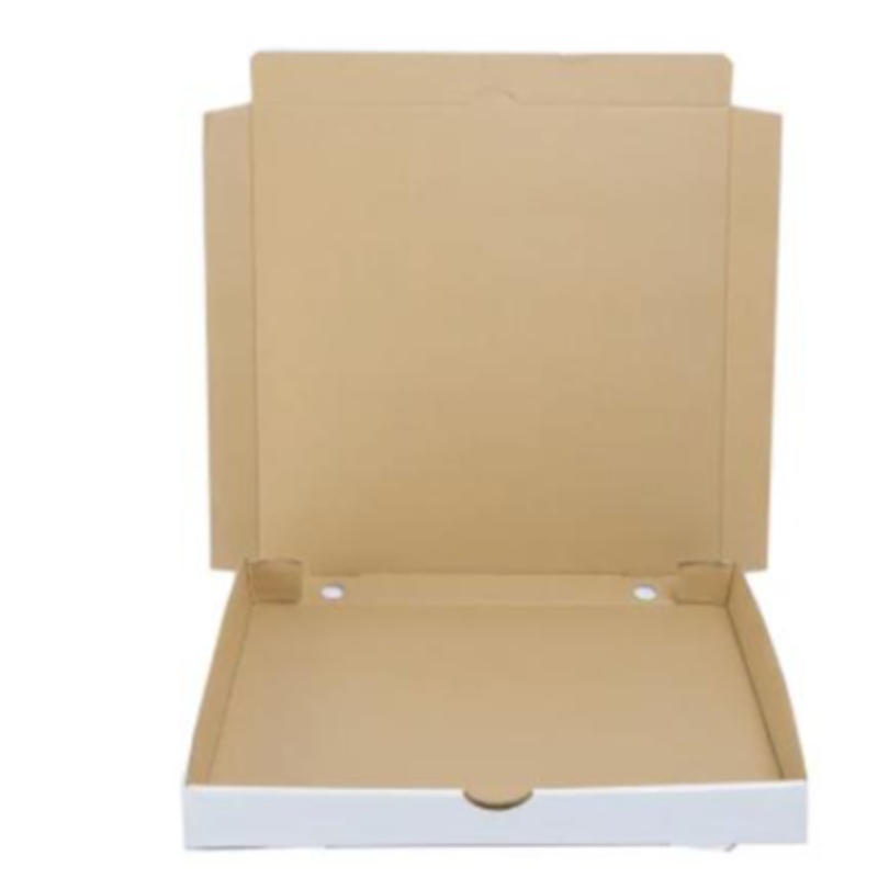 Logo personnalisé en gros imprimé 8 à 16 pouces Eco Friendly Box Package Food Grade Paper Pizza Box