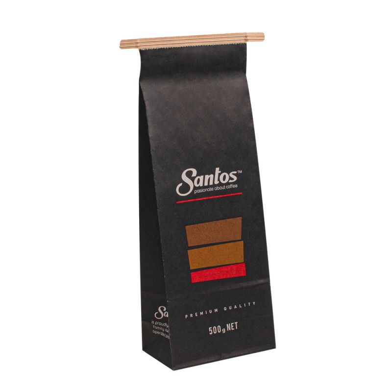 Sacs en papier brun logo personnalisés à emporter artisanat Sac d'emballage alimentaire