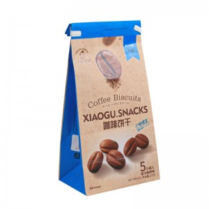 Sacs en papier brun logo personnalisés à emporter artisanat Sac d\'emballage alimentaire