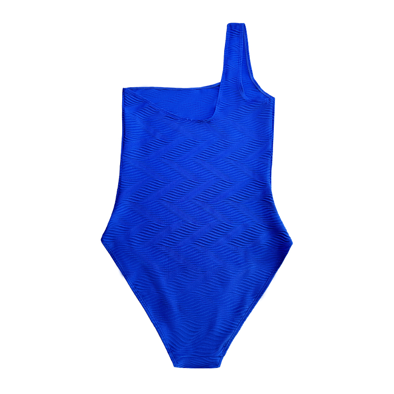 Match Special Match Special Fabric à une épaule Swimsuit en une pièce