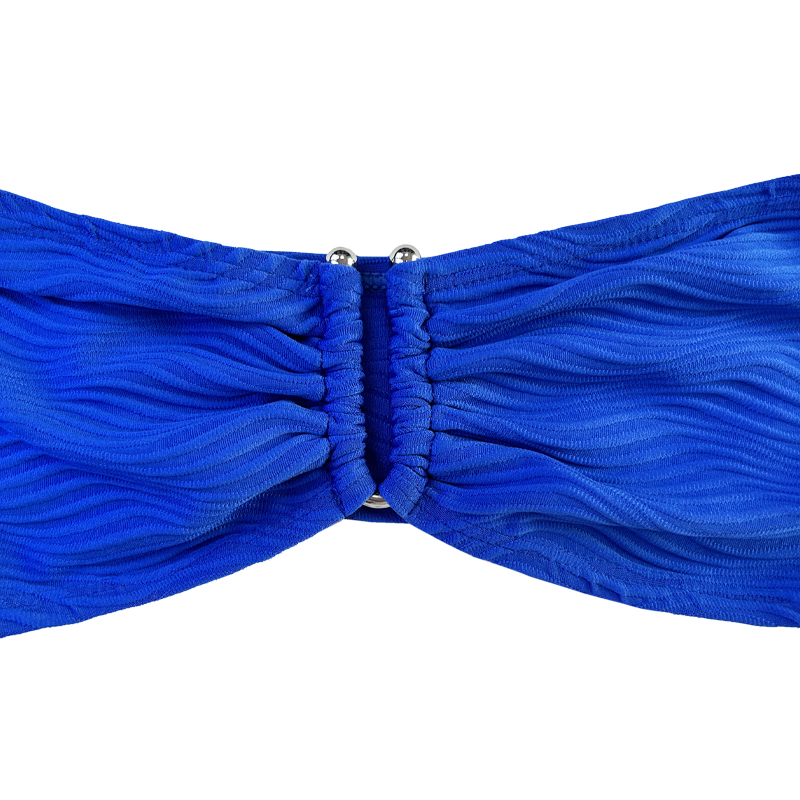 Blue Match Special Fabric sans bretelles Top Upton Split Split Split