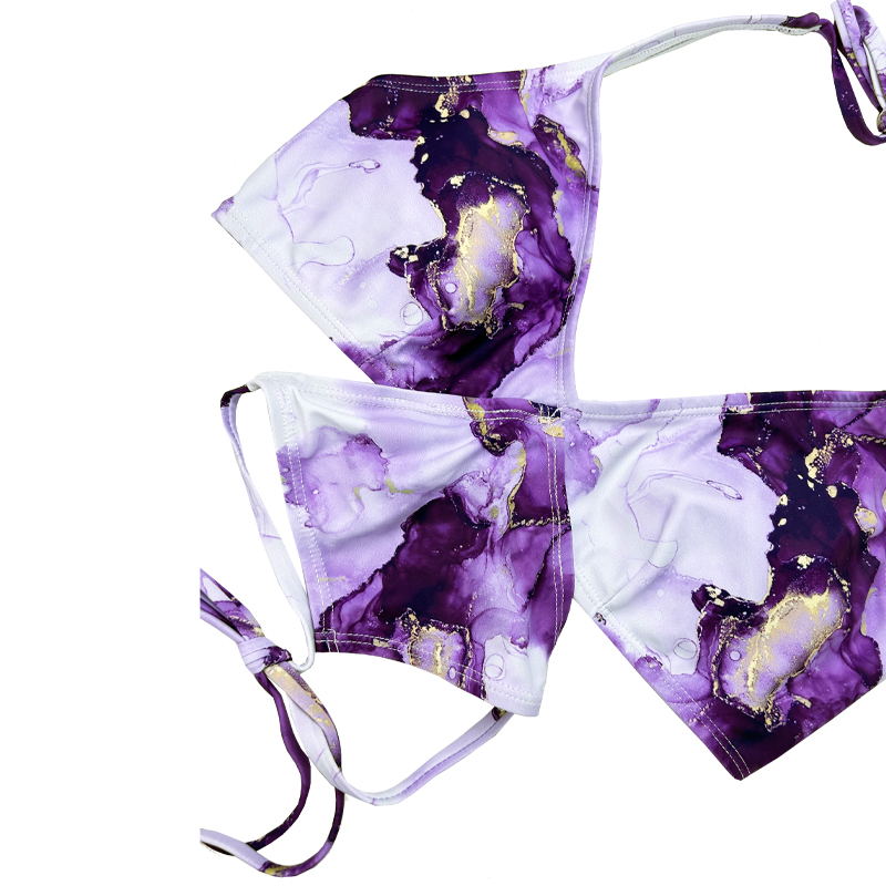 Couleur dégradé de rendu violet