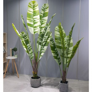 Factory Direct Indoor Outdoor Trees Artificiels Plantes artificielles Bananes Banana pour la décoration de jardin de mariage