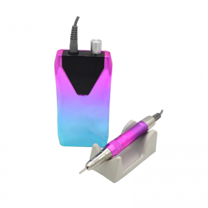 Forage électrique Machine à ongles Nails Drill Personnalisez personnalisé Mini Mini RECHARGE CHARGET BATTLE BATTE BEAUTY USA 65W 15KG EU