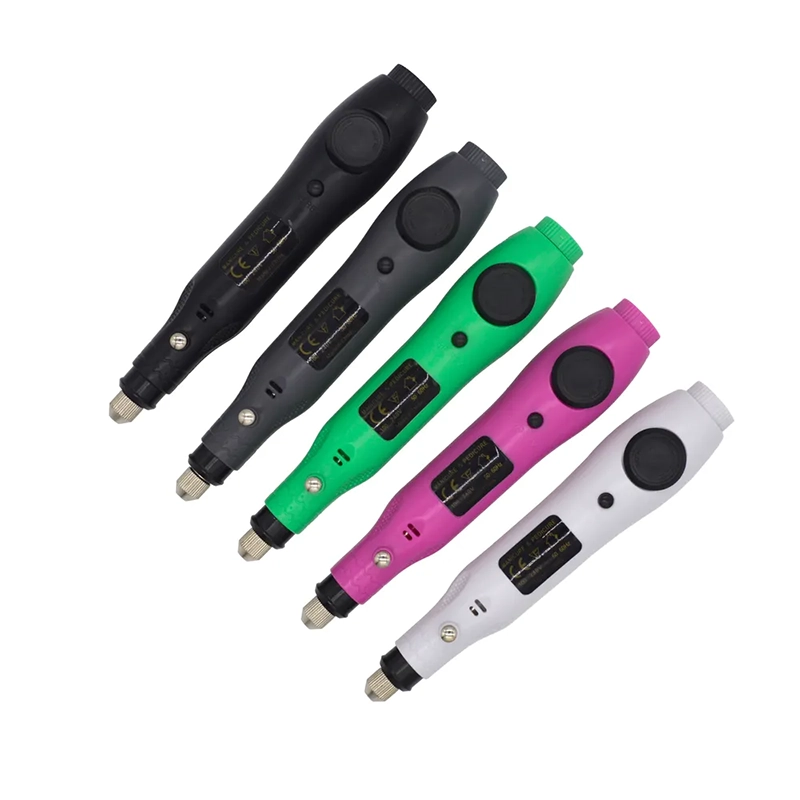 Fournisseurs de l'ongle Electric Nails Drill File Machine Manucure Mini Drill Pen 6 bits Bit Machine de manucure