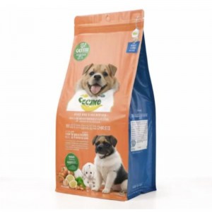 Sac de chien en plastique en plastique recyclé Sac à fermeture éclair de curseur Sac d\'emballage denourriture pour chiens avec sac denourriture pour animaux de compagnie curseur